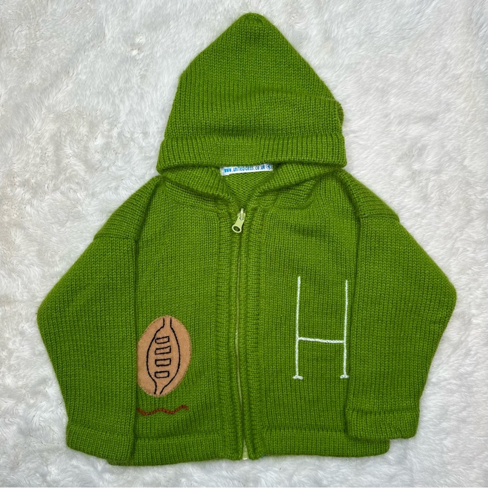 United Ideas Hooded Sweater Green Size 4